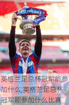 英格兰足总杯冠军能参加什么,英格兰足总杯冠军能参加什么比赛