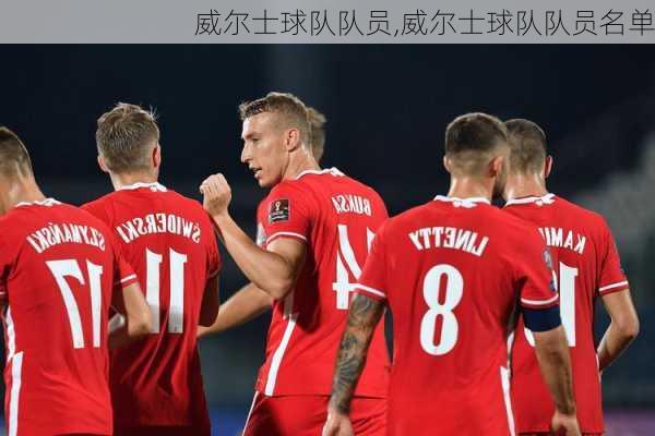 威尔士球队队员,威尔士球队队员名单