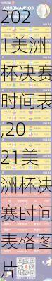 2021美洲杯决赛时间表,2021美洲杯决赛时间表格图片