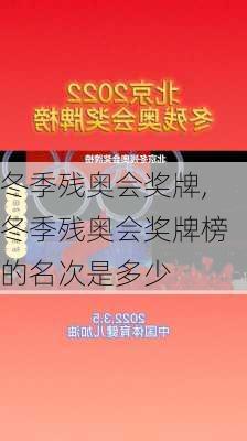 冬季残奥会奖牌,冬季残奥会奖牌榜的名次是多少