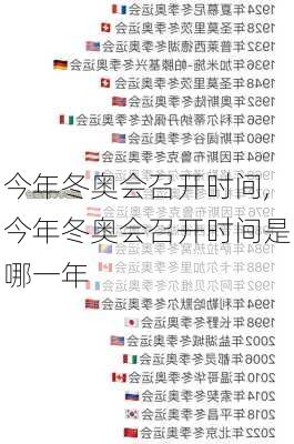 今年冬奥会召开时间,今年冬奥会召开时间是哪一年