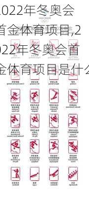 2022年冬奥会首金体育项目,2022年冬奥会首金体育项目是什么