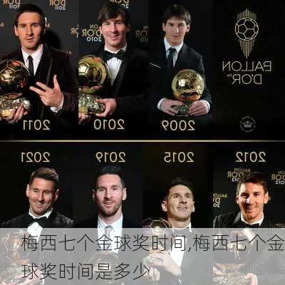 梅西七个金球奖时间,梅西七个金球奖时间是多少