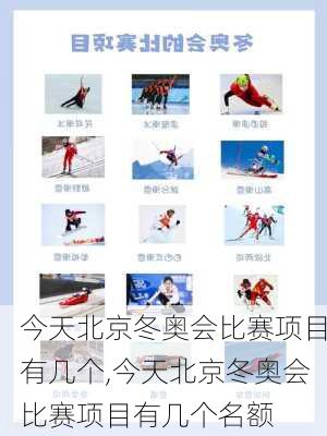 今天北京冬奥会比赛项目有几个,今天北京冬奥会比赛项目有几个名额
