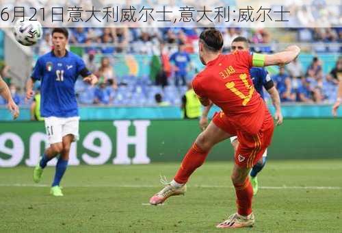 6月21日意大利威尔士,意大利:威尔士