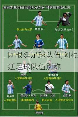 阿根廷足球队伍,阿根廷足球队伍别称
