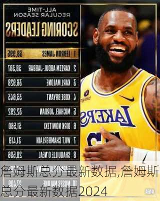 詹姆斯总分最新数据,詹姆斯总分最新数据2024