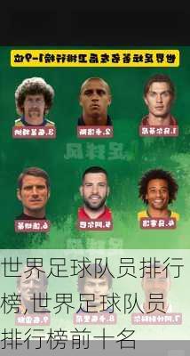 世界足球队员排行榜,世界足球队员排行榜前十名