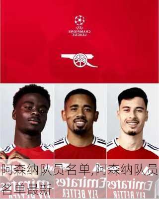 阿森纳队员名单,阿森纳队员名单最新