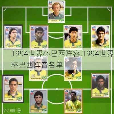 1994世界杯巴西阵容,1994世界杯巴西阵容名单