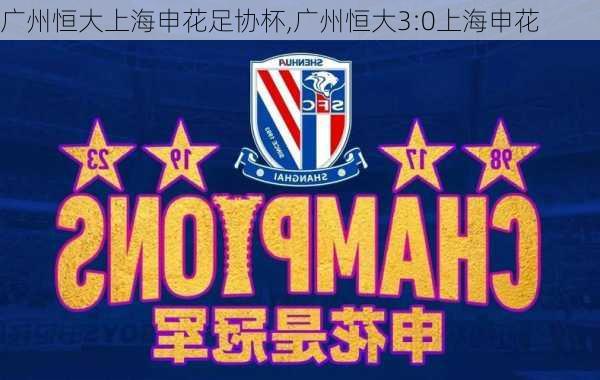 广州恒大上海申花足协杯,广州恒大3:0上海申花