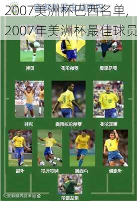 2007美洲杯巴西名单,2007年美洲杯最佳球员