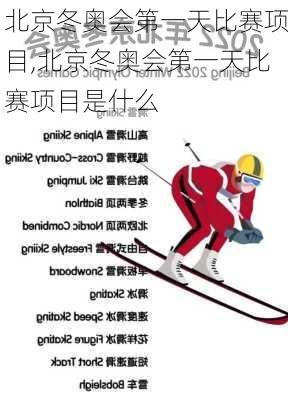 北京冬奥会第一天比赛项目,北京冬奥会第一天比赛项目是什么