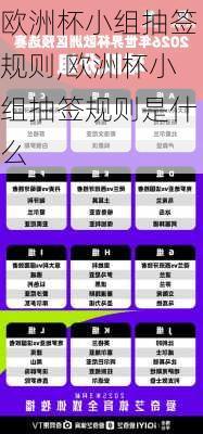 欧洲杯小组抽签规则,欧洲杯小组抽签规则是什么
